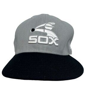 Mitchell & Ness Gray Chicago White Sox Cooperstown Collection Hat 7 5/8 New Era